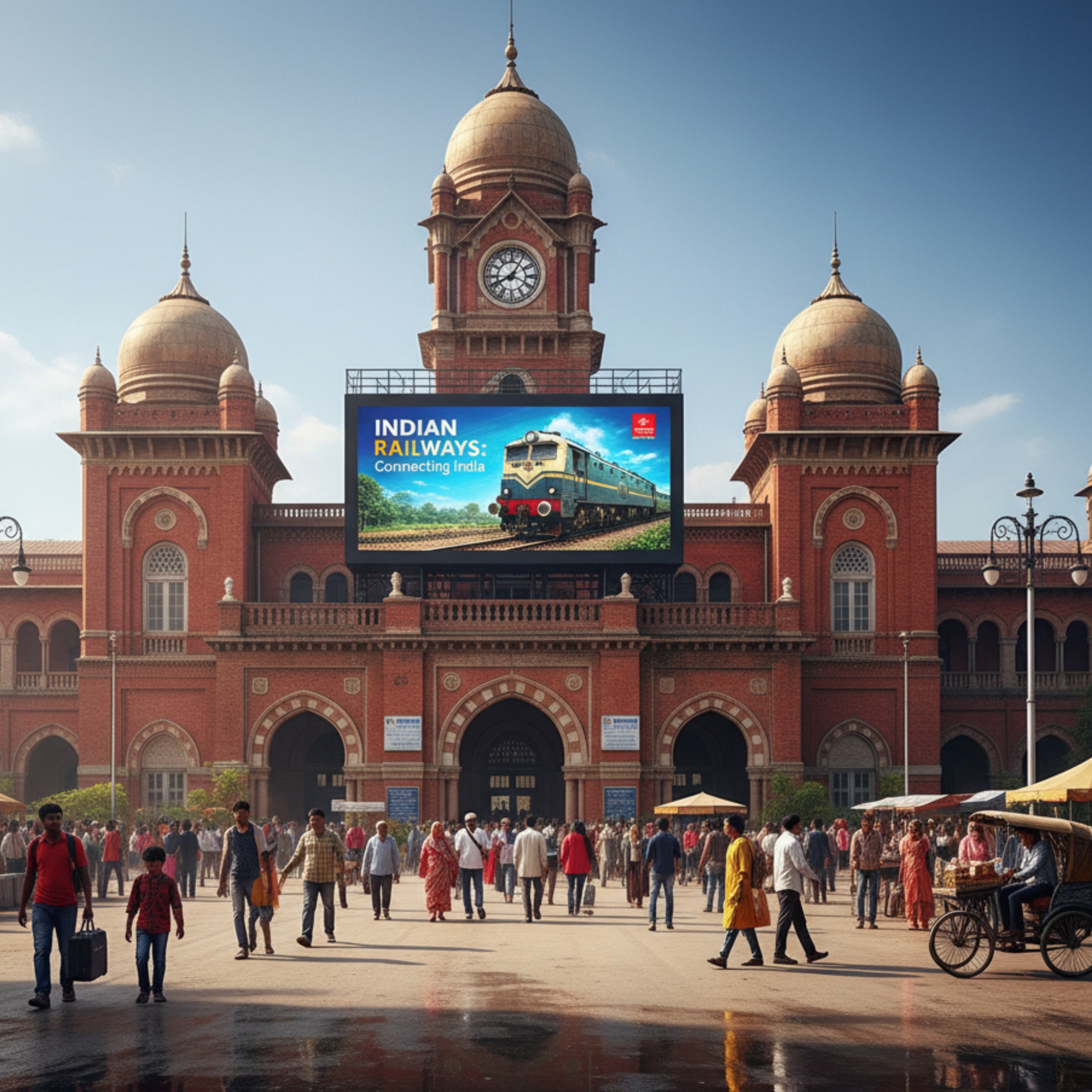 Station Out Side Led Wall